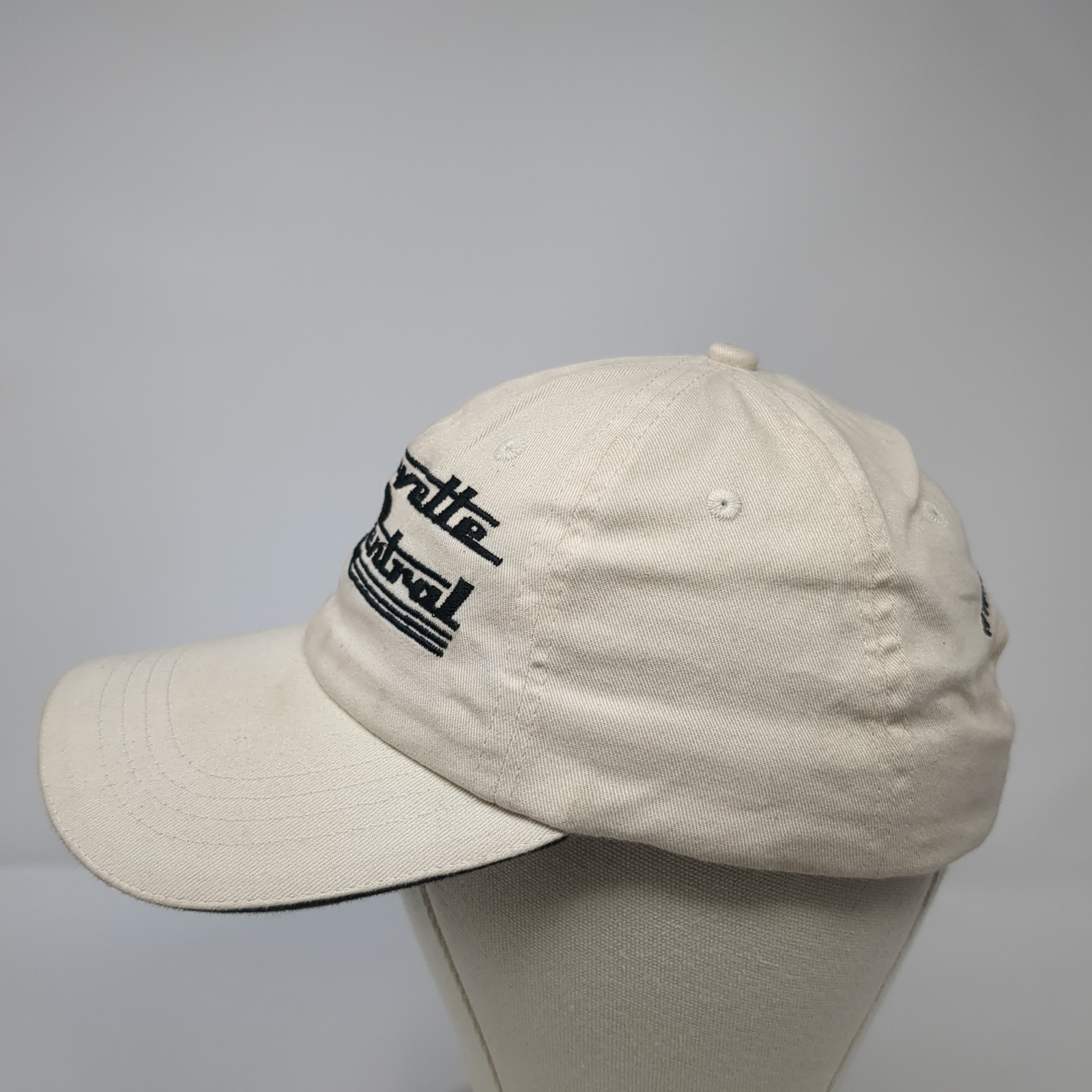Corvette Central Strapback Hat Beige One Size Emb… - image 3