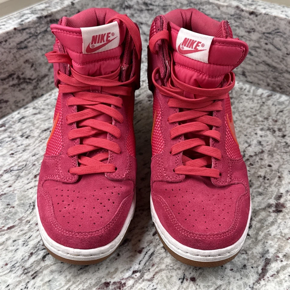 NIKE 2012 DUNK SKY HI HIDDEN WEDGE 579763 600 PINK 9 FORCE AIR MAX 1 180 PRESTO - Image 3 of 4