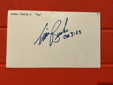 Tim Burke🔥🔥MLB Debut: 1985 Montreal Expos 🔥🔥Autograph🔥🔥