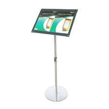 Image of Deflecto A3 Sign Holder with Bevel Magnetic Cover Floor-Standing - Adjustable Po