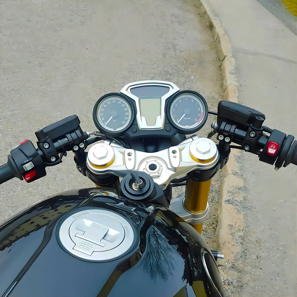 50MM Clip On Handlebars For Kawasaki ER-6N ZX6R Ninja 650 Z1000 Versys 650/1000 - Image 3 of 4