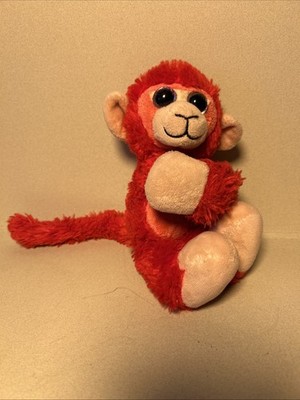 Wild Republic Huggers Red Monkey Slap Bracelet Plush Stuffed Animal 8'' Soft Cuff