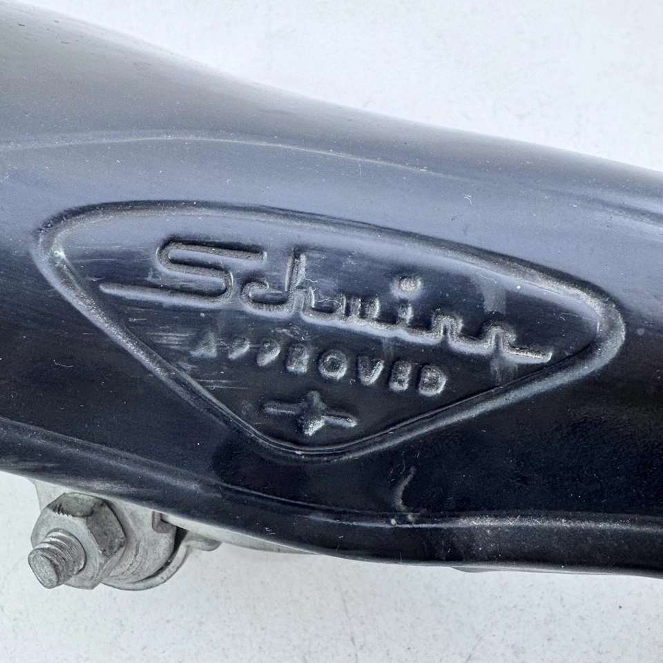 Vintage Schwinn Approved Black Bicycle Saddle Seat Spring Suspension Comfort A88 - Image 3 of 4