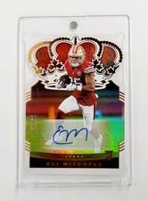 MINT #/49 RC AUTO 2021 Crown Royale Elijah Mitchell Eli SAN FRANCISCO 49ERS NFL 