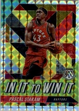 2019-20 Panini Mosaic In It to Win It #7 Pascal Siakam - BSK