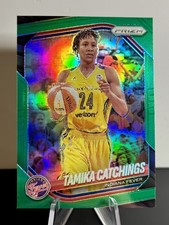 Tamika Catchings 2025 Panini Prizm WNBA #60 Green Prizms Indiana Fever