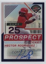 2024 Prospect Edition Purple Prizm Signatures /125 Hector Rodriguez #66 Auto 4z8