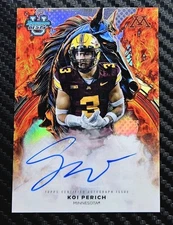 2025 Bowman's Best University KOI PERICH On-Card Auto Variation Refractor 