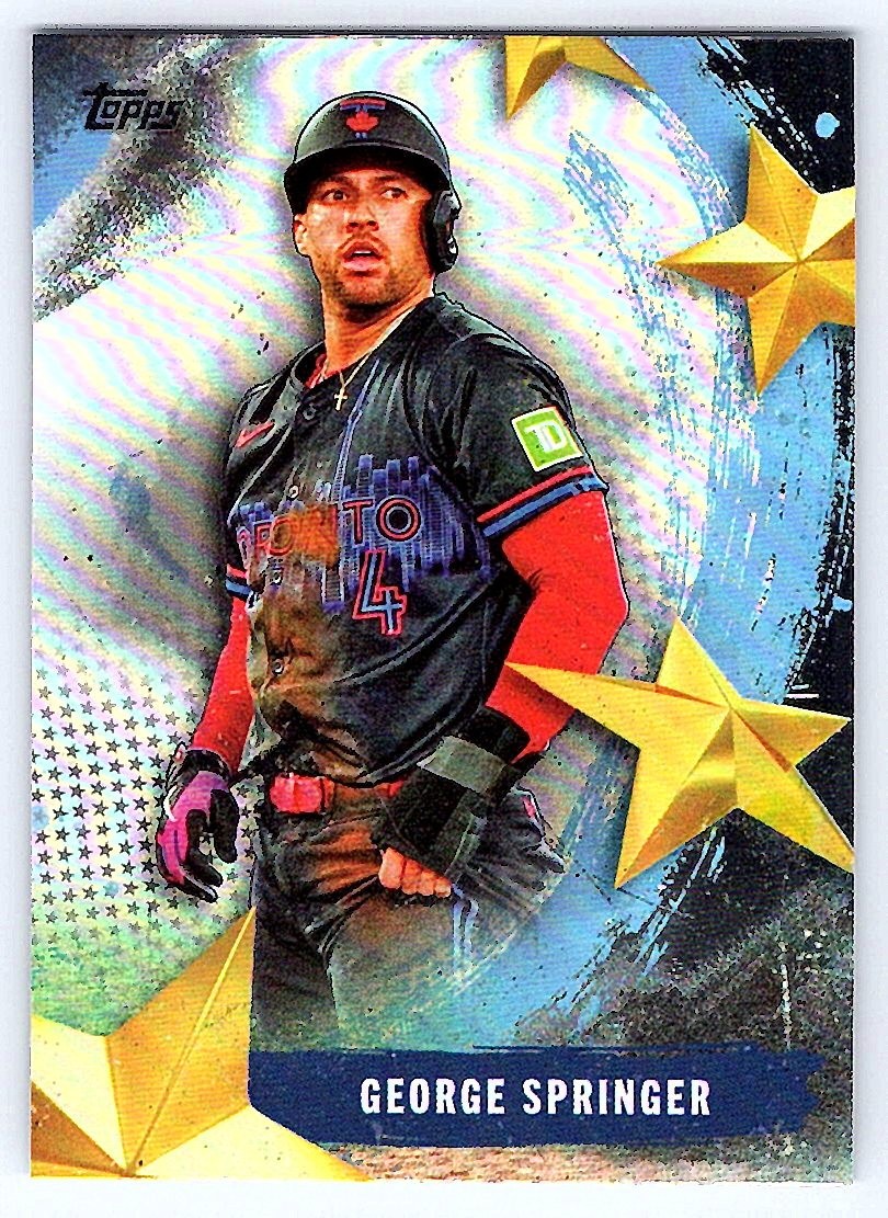 2025 Stars of MLB # SMLB-56 George Springer - Toronto Blue Jays - 2 Card Minimum