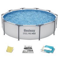 Bestway Steel Pro Frame Pool Schwimmbecken Gartenpool Garten Pool 305X76 56406