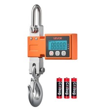 VEVOR Kranwaage Digital 500kg H&auml;ngewaage Hakenwaage Wildwaage Industriewaage