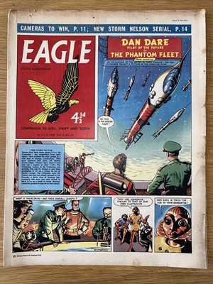 Eagle Comic Vol.9 No.30 26th July 1958 Dan Dare,  Luck Of The Legion