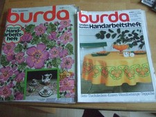 Sammlung = 14 x  Burda Großes buntes Handarbeitsheft ,komplett mit Arbeitsheften