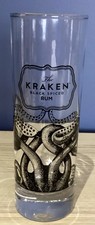 Kraken Black Spiced Rum 17cm  Glass