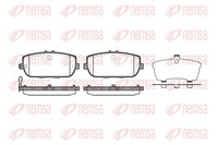 Remsa Bremsbelagsatz Scheibenbremse 1190.01 FüR Mazda 124 Fiat Spider 348 MX 3 4