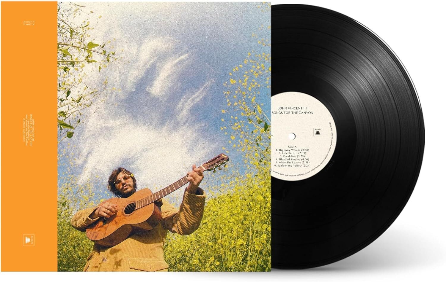 Песни Джона Винсента III для альбома Canyon (винил) 12 (ИМПОРТ из Великобритании)