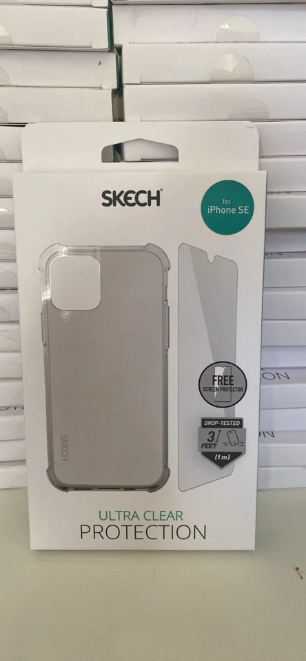 Funda Skech para iPhone SE transparente a prueba de golpes cubierta de teléfono x40 Foto 2 de 3