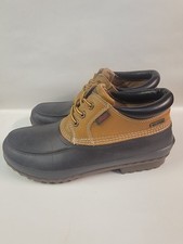G.H. Bass Huey Duck Boots Men 10M Waterproof Leather Rubber Lace Up Rain Shoes