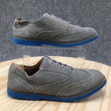 Florsheim Kids Kearny Jr. Shoes Boys 6 M Wingtip Oxford 16523-020 Leather Gray