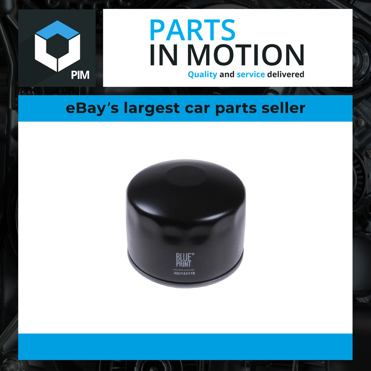 Oil Filter fits ROVER 25 RF 2.0D 99 to 05 20T2N Blue Print ERR5542 Quality New