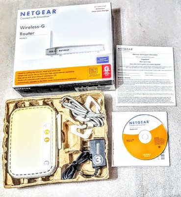 Netgear. WIRELESS -G ROUTER WGR614  54 Mbps 4-Port Used