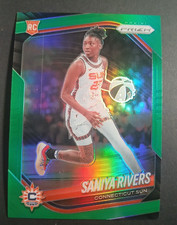 2025 Panini Prizm WNBA Saniya Rivers #131 Green Prizm RC - 2 card min per order