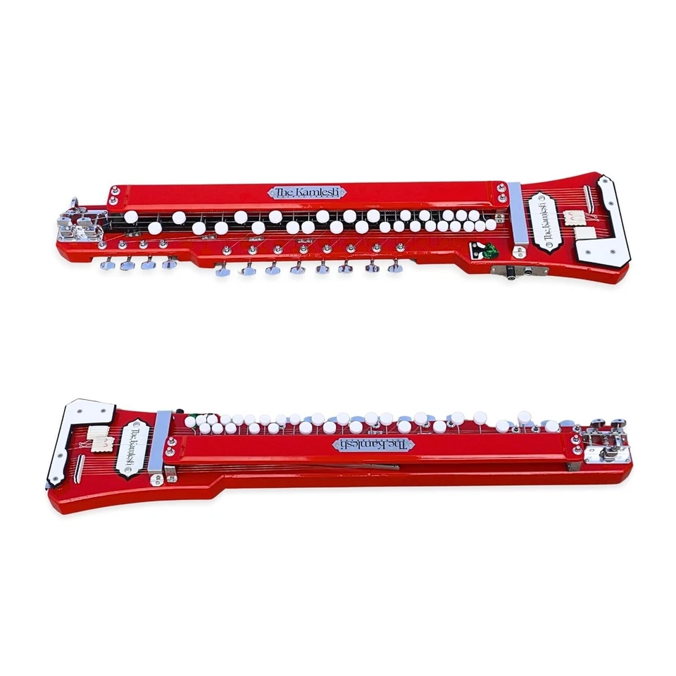 Bulbul Tarang Banjo 29 teclas 14 cuerdas | Instrumento indio estilo armonio Foto 4 de 4