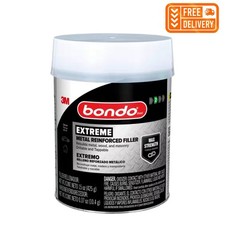 Bondo Metal Reinforced Filler Aluminum Strength Auto  Home Repair   14 oz