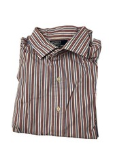 Polo by Ralph Lauren Regent Classic Fit L/S Striped Shirt Mens 17.5-36/37