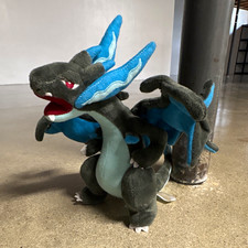Pok mon Center Charizard Mega Charizard X 2016 Plush with adjustable wings