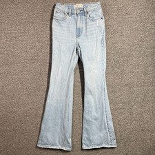 Abercrombie  Fitch Jeans The Vintage Flare High Rise Size 24/00S Light Wash