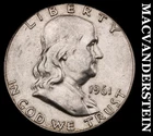 1961 Franklin Half Dollar- Silver High Grade Luster No Reserve #i8269