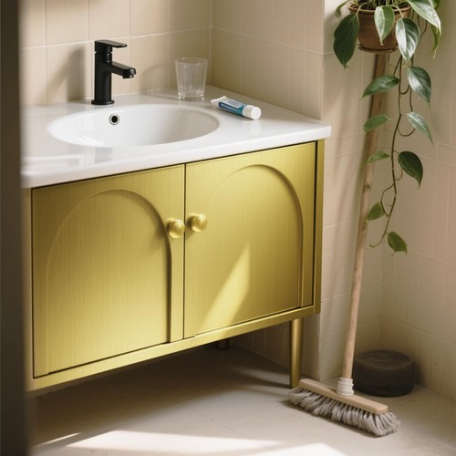Timeet Gold Self Adhesive Wallpaper 17.7”X 118” Metallic 17.7" x 118.1",  - Picture 7 of 7