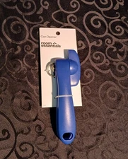 Room Essentials Smooth Edge Can Opener - Blue - NEW
