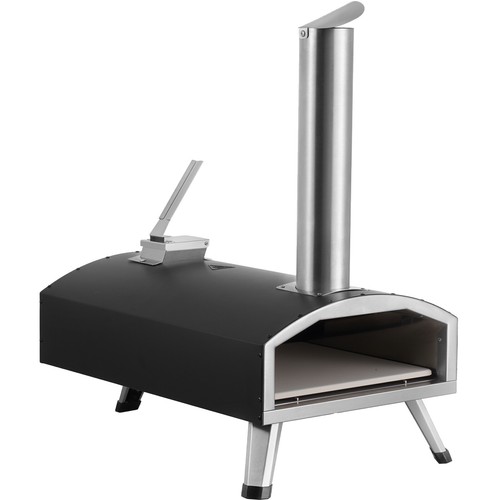 VEVOR 12" Outdoor Pizza Oven Portable Wood Pellet Pizza Oven Iron Spray Camping - Picture 10 of 12