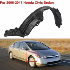 Front Right Side Fender Liner Fits 2006-2011 Honda Civic Sedan OEM# HO1251107