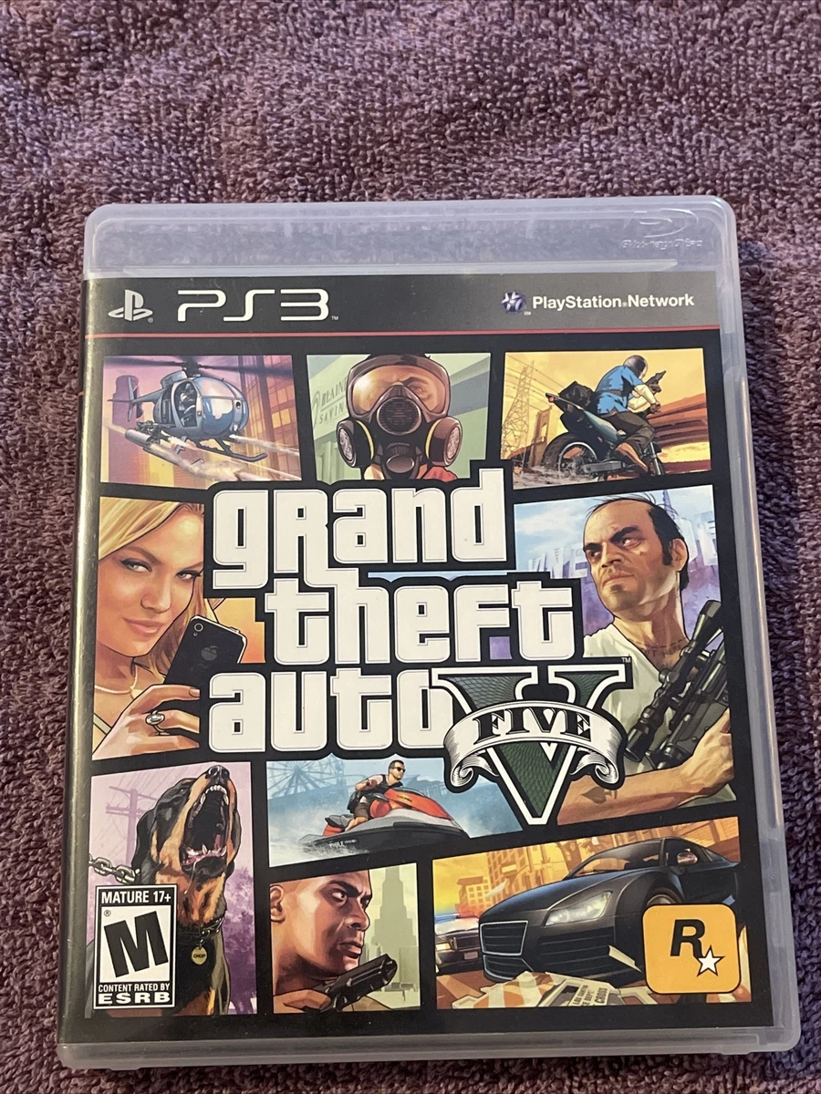 Grand Theft Auto V GTA 5 PS3 MAP CASE MANUAL ONLY NO GAME DISC INCLUDED