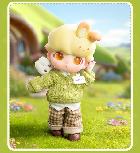 Auténtica figura de acción POPMART DIMOO Holiday Rabbit nueva sellada - Imagen 12 de 13