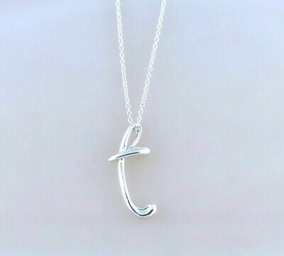 tiffany and co letter necklace