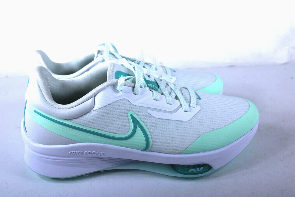 Nike Air Zoom React White Mint Green Golf Shoes Mens Sizes 9.5 10 10.5
