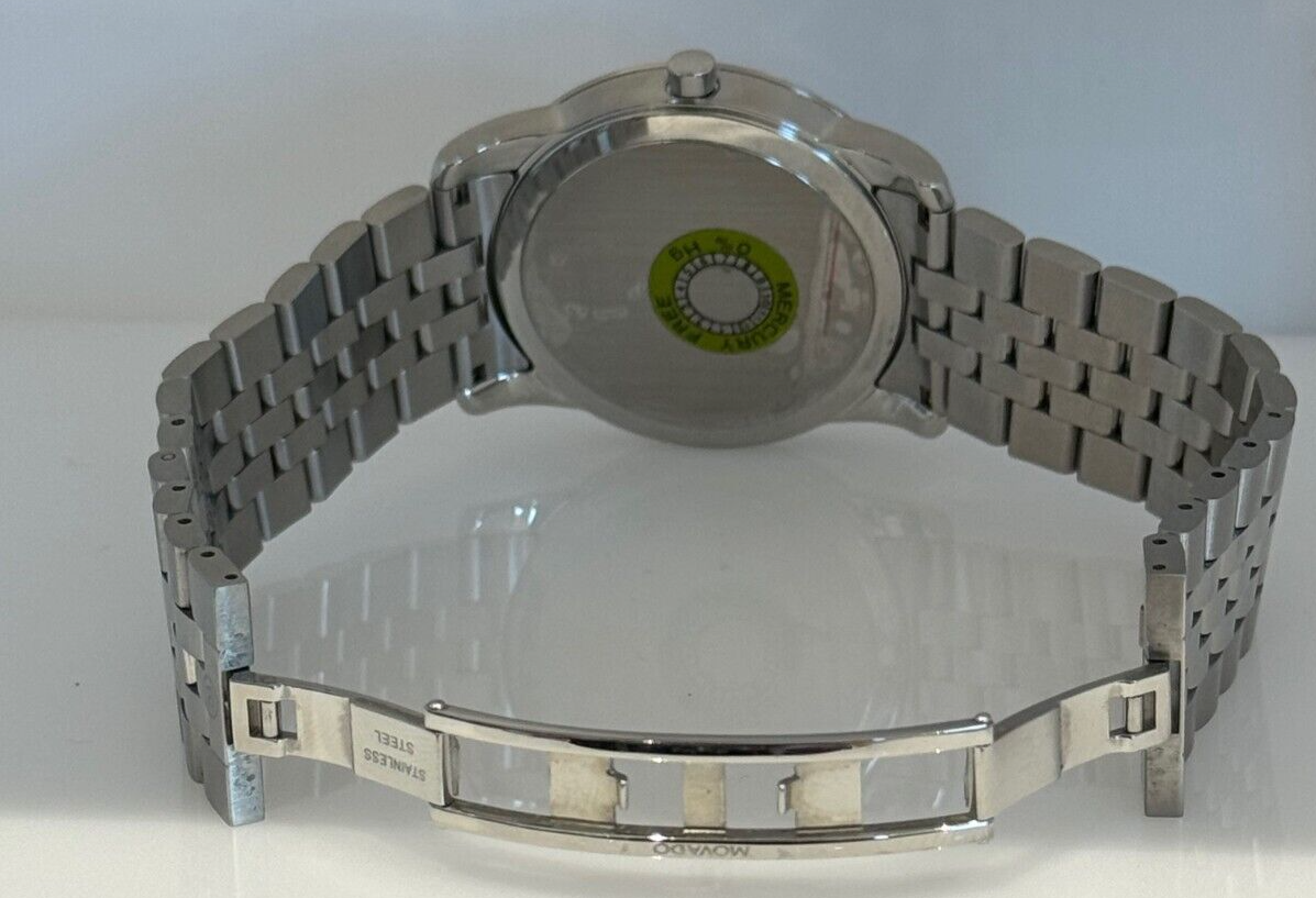 Movado Luxury Mens Watch Black Face 07.1.14.1142 Museum 40mm Movado Luxury Mens Watch Black Face 07.1.14.1142 Museum 40mm