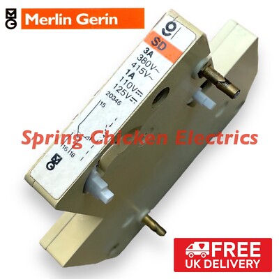 MERLIN GERIN AUXILIARY CONTACT FOR C45 SERIES MCB'S - SD20346 | eBay UK