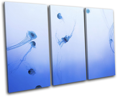 Ocean Jellyfish Love TREBLE Leinwand Wand Kunst Bild drucken