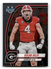 2024 Bowman Chrome University Football - #192 Oscar Delp