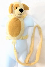Eddie Bauer Puppy 2 in 1 Harness Buddy Tan  Brown Plush Back Pack