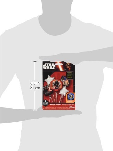 Star Wars Kylos Ren & Storm Trooper Party Gefallen 5CT Folie Ballonstrauß - Bild 3 von 3