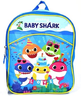 Baby Shark Backpack,  5 Baby Shark Small Backpack School Backpack 11'' New