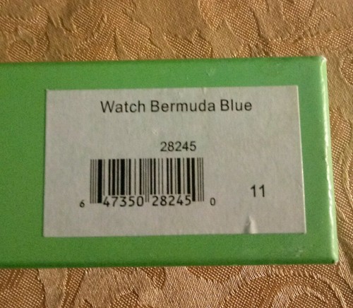 Vera Bradley Bermuda Blue Pattern Watch New In Box - Picture 5 of 7