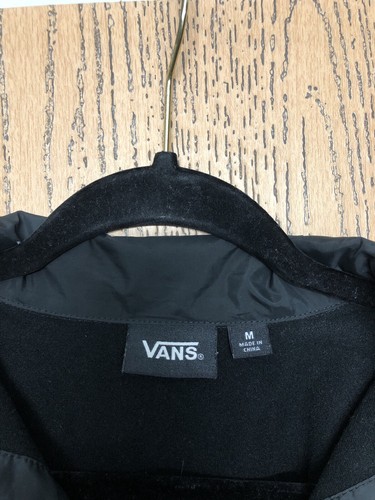 Men’s Vans Torrey Essential Coach Jacket black Windbreaker Snap From Sz Med - Picture 2 of 11