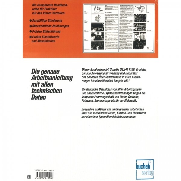 Thumbnail - Suzuki Gsx-r 1100, Typ Gu74 (1985-1997) Reparaturanleitung Bucheli